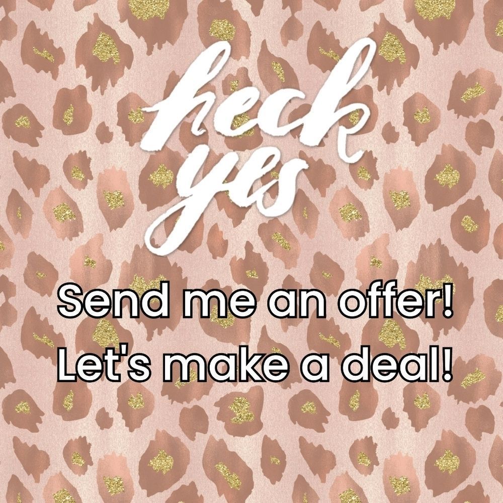Feel free to send me an offer! Pricing can be flexible!